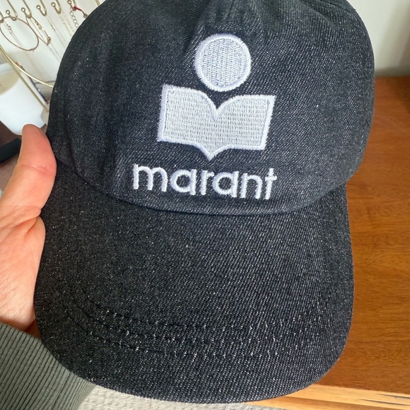 Isabel Marant Tyron Cap with Embroidered Logo